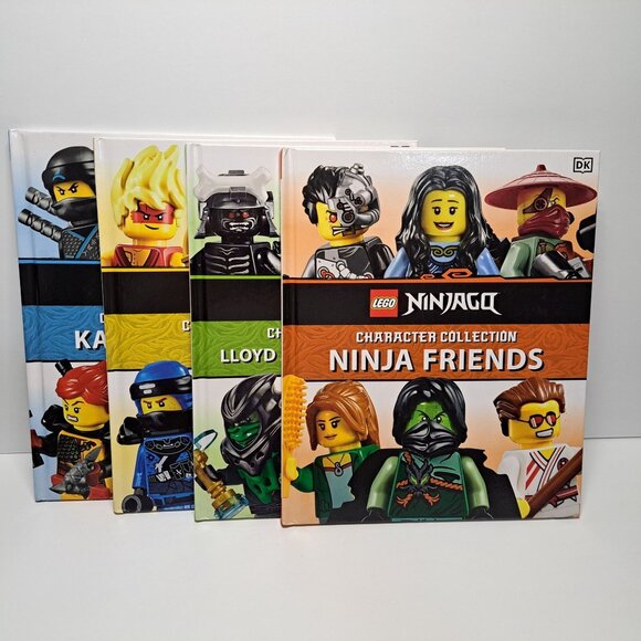 4 Lego Ninjago Character Book Collection Cole, Kai, Lloyd, Ninja Friends DK Publ - Picture 1 of 9